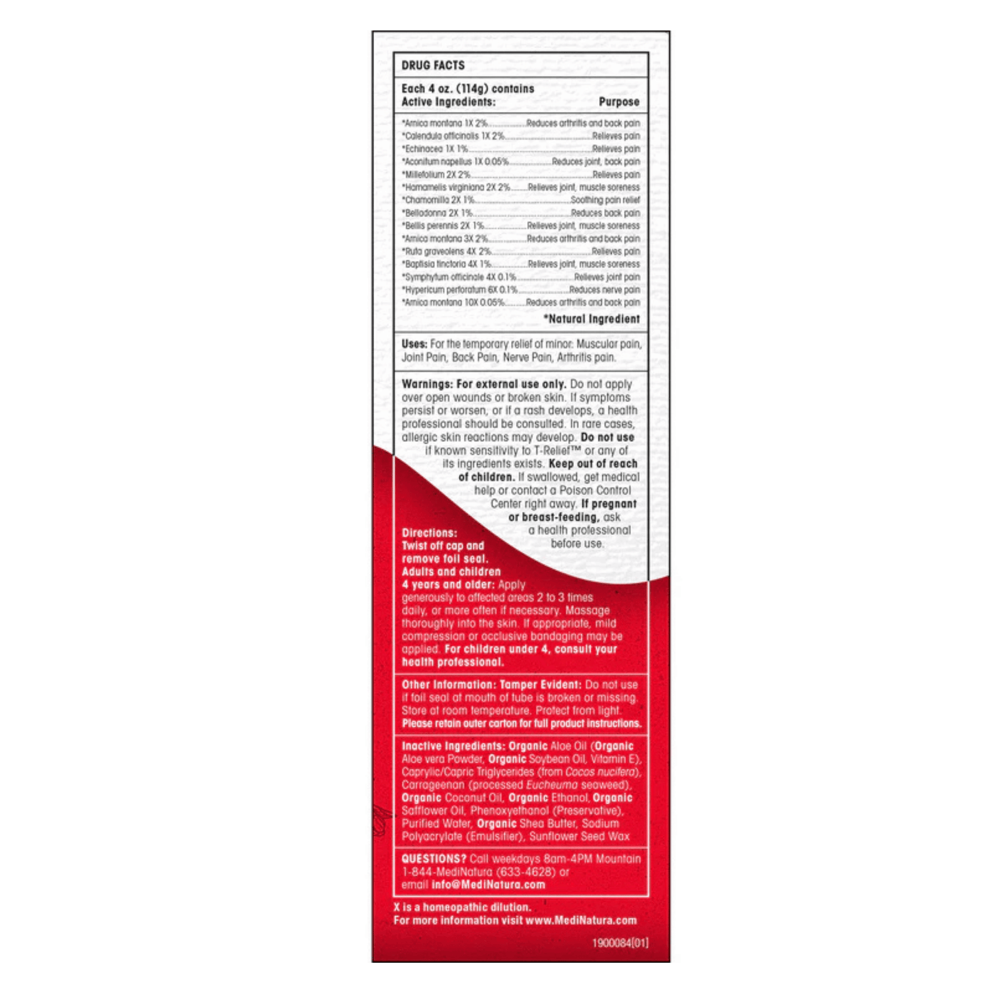 Alternate image of MediNatura T-Relief Cream
