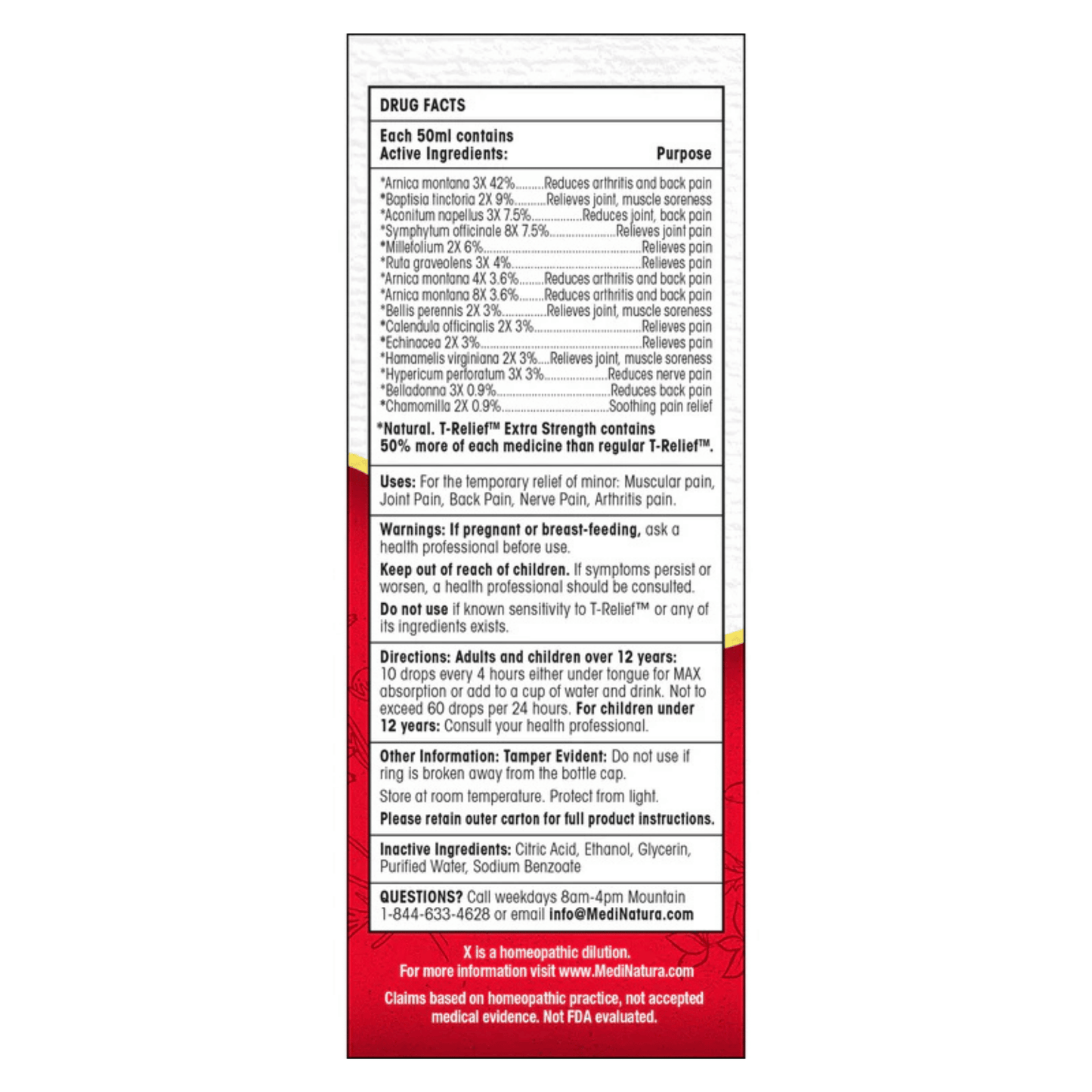 Alternate image of T-Relief Pain Oral Drops