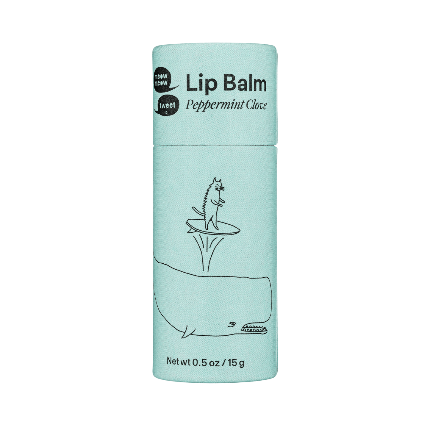 Primary image of Meow Meow Tweet Peppermint Clove Vegan Lip Balm