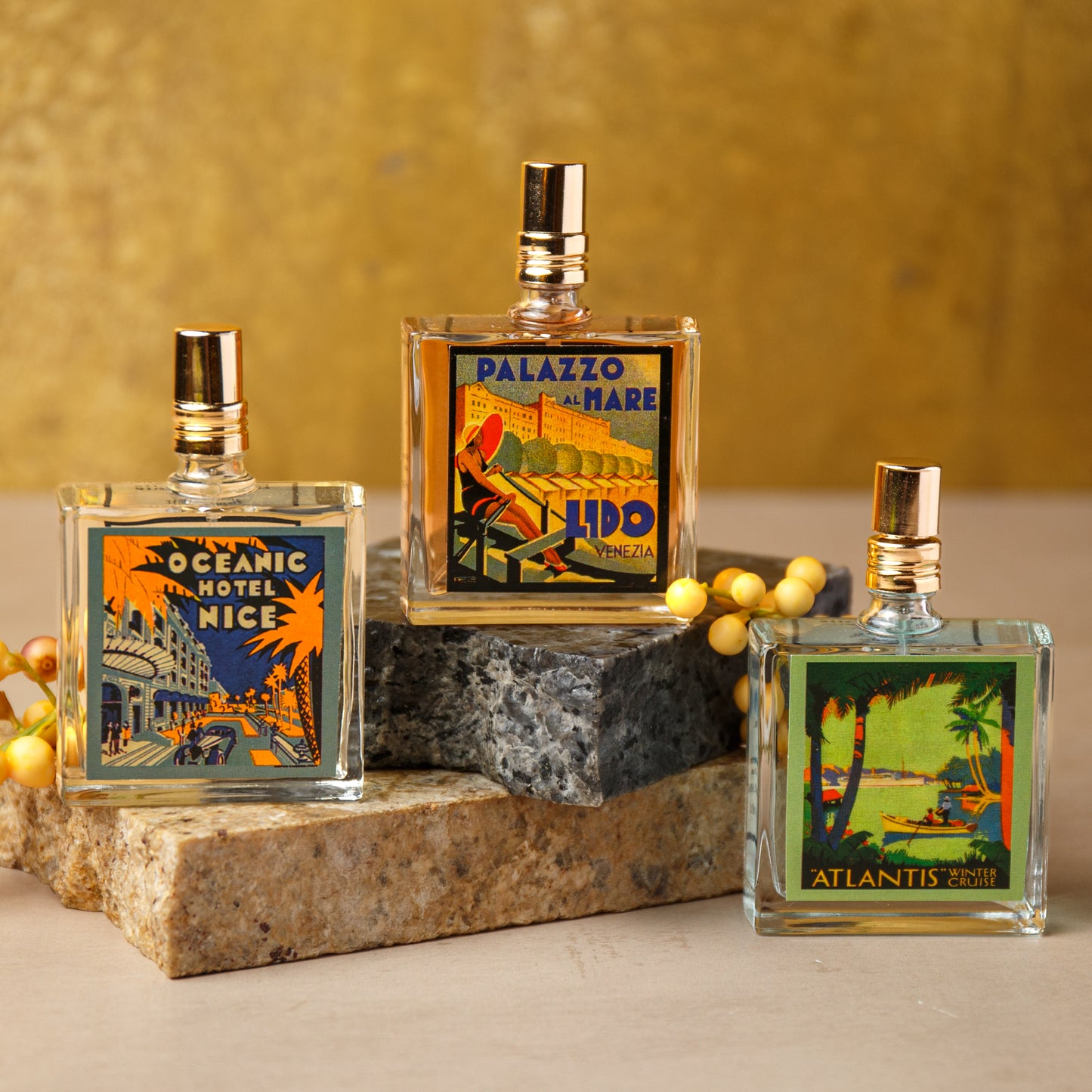 Alternate Image of Vacation Collection Eau de Toilette, square perfume bottle with illustrated label group