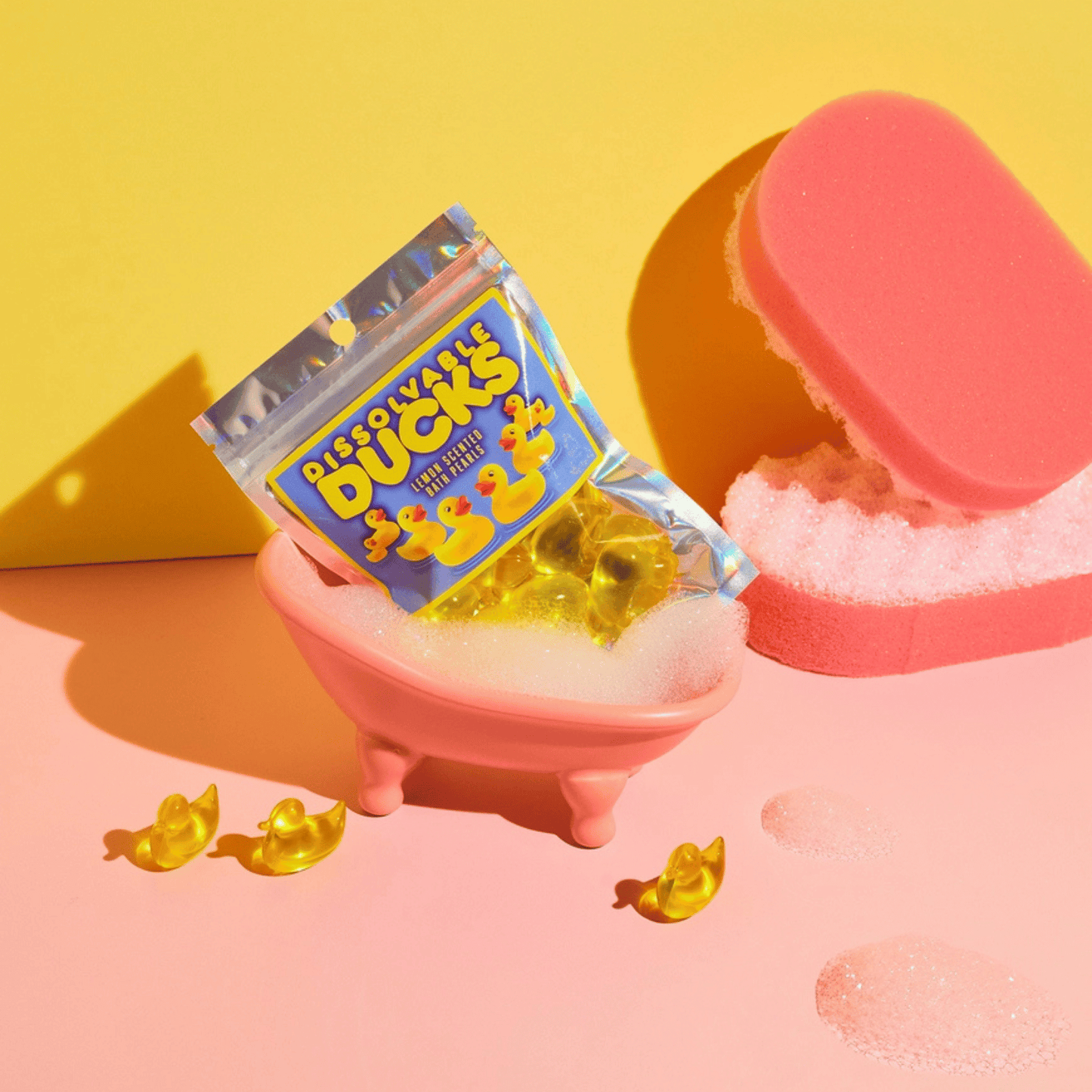 Alternate Image of Dissolvable Ducks Lemon Bath Pearls