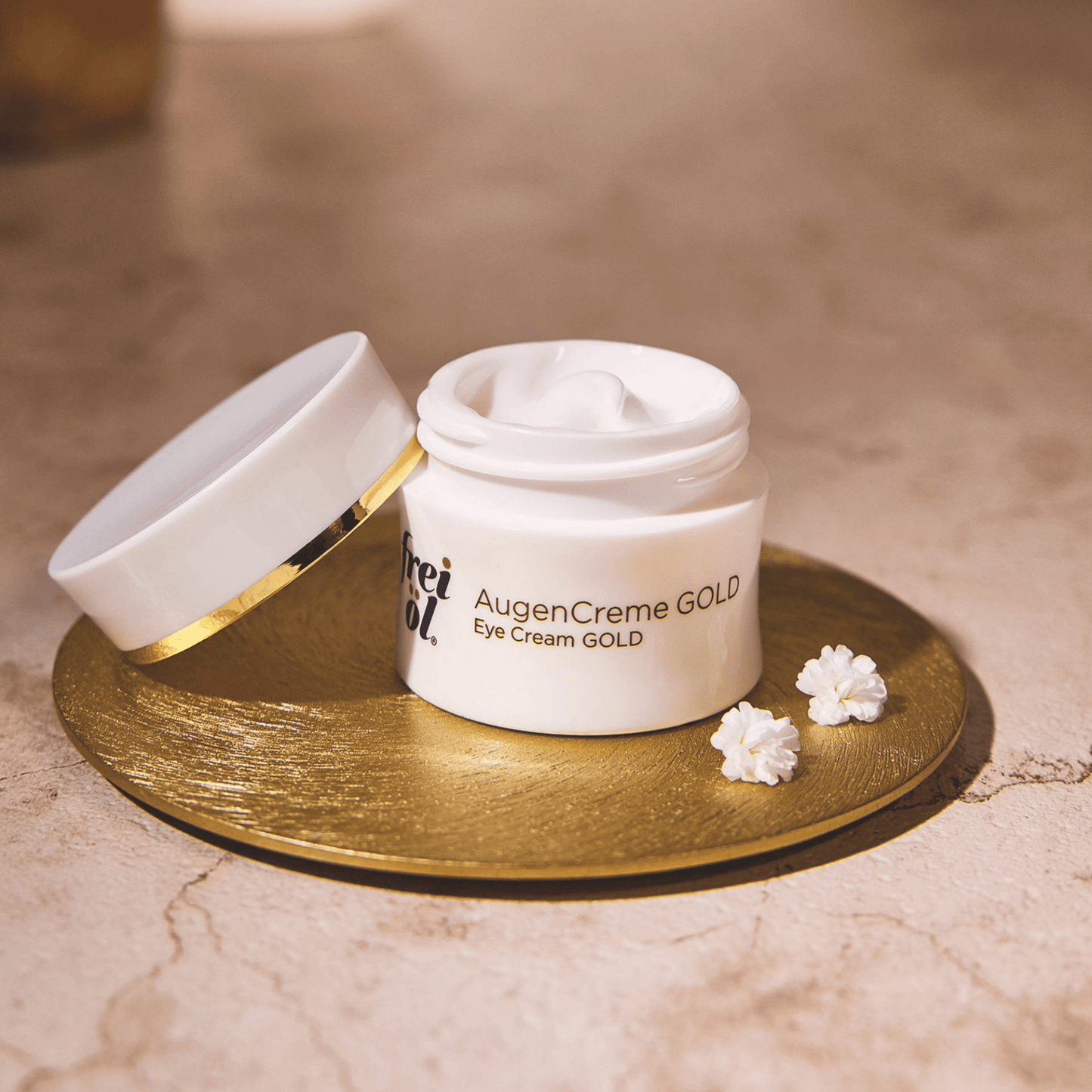Alternate Image of Hydrolipid Eye Cream Gold, white eye cream jar