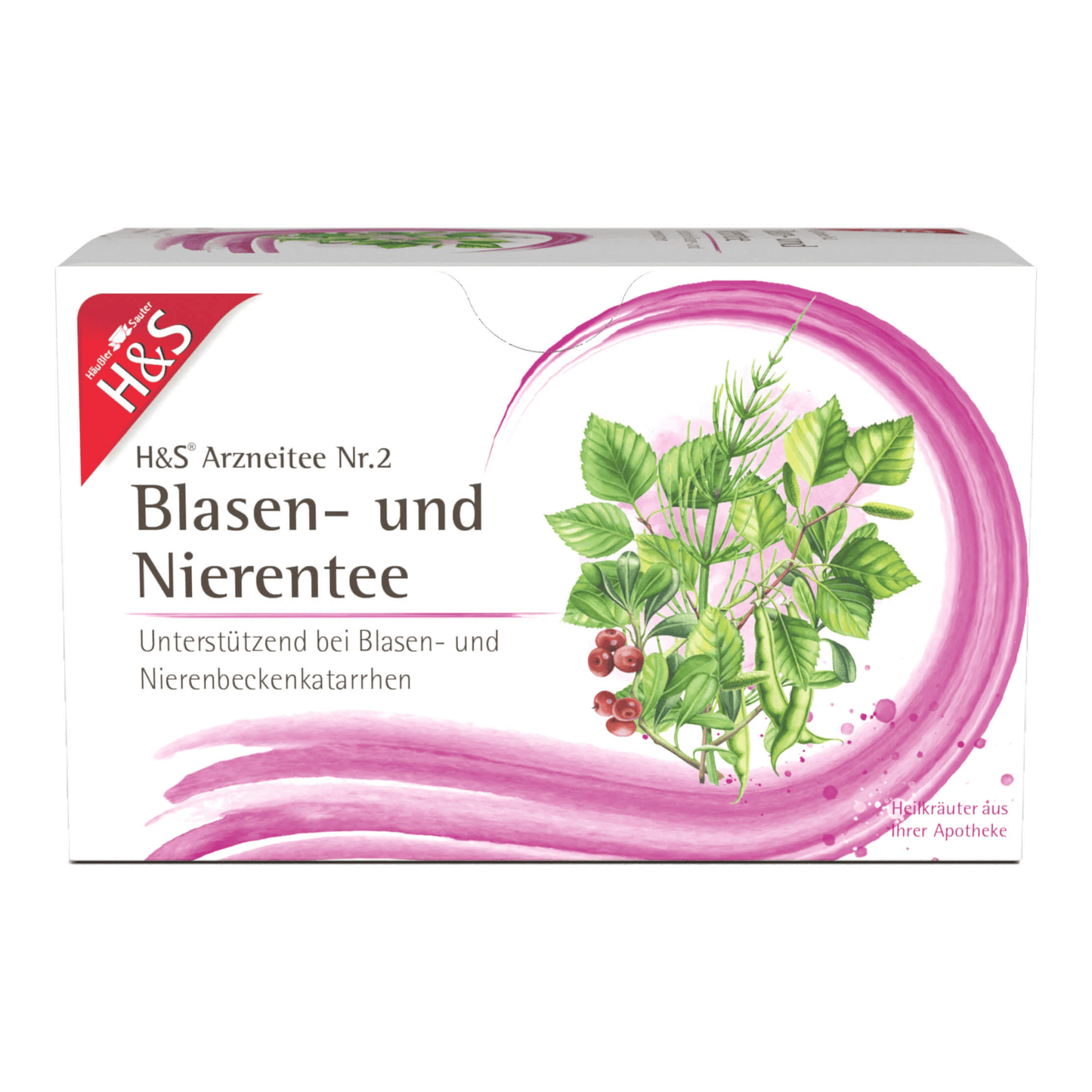 H & S Bladder and Kidney Tea - Medicinal Tea No. 2 (Arzneitee Blasen und Nierentee Nr.2) (20 count) #10082544