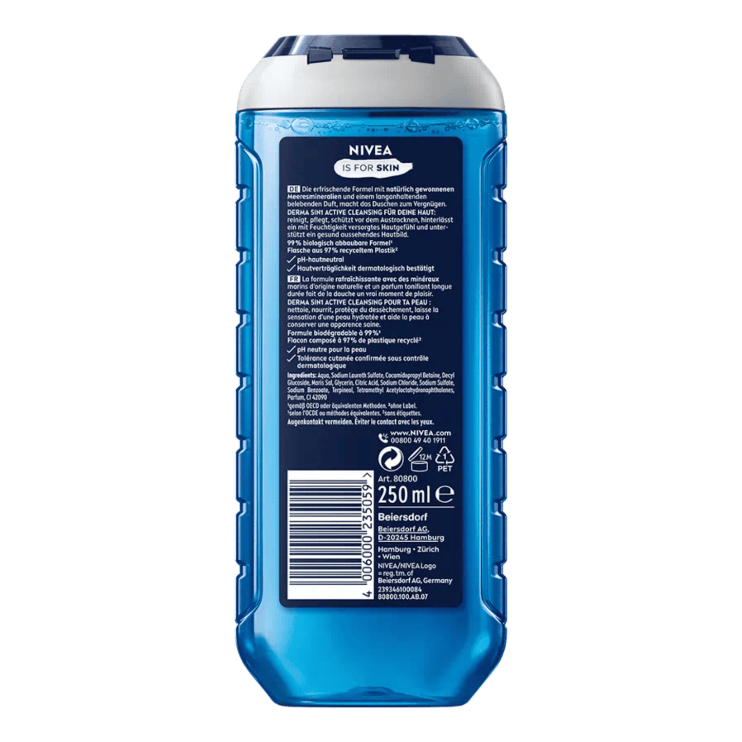 Alternate Image of Shower Gel Fresh Ocean, blue body wash bottle