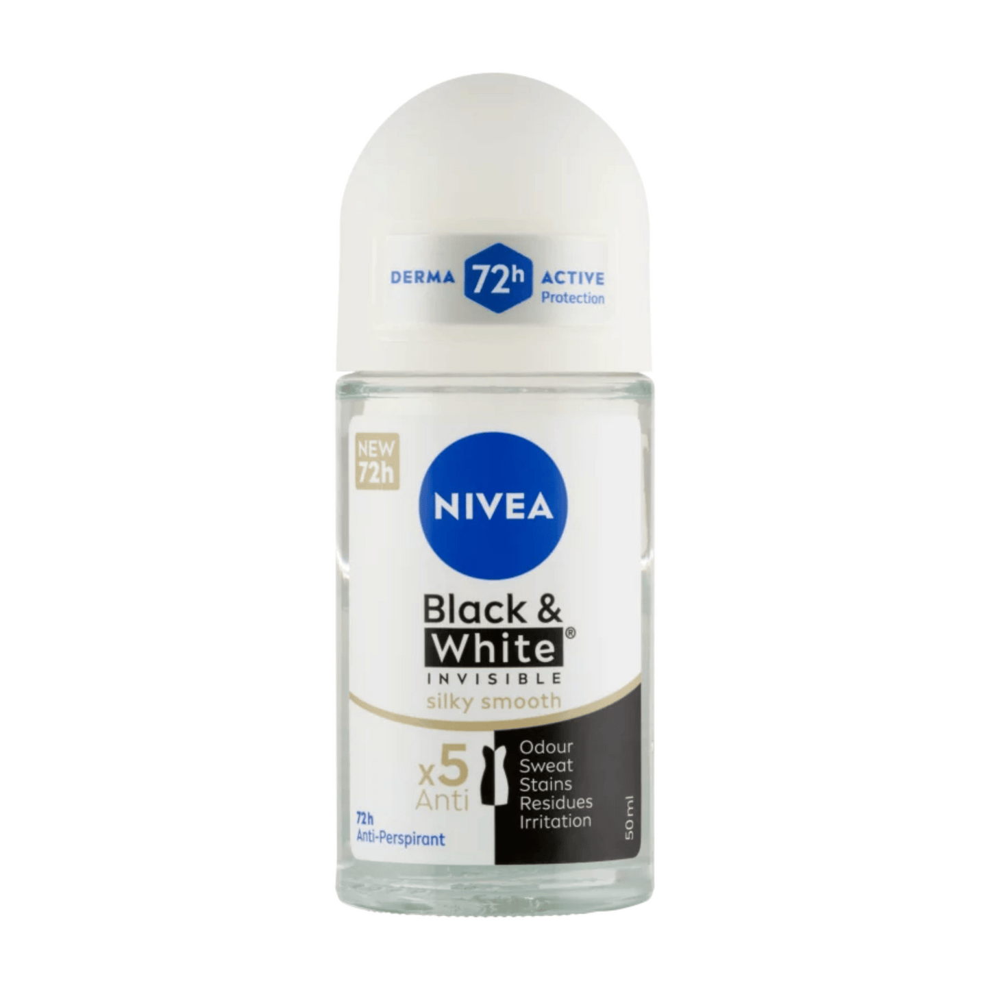Primary Image of Women's Roll-On B & W Silky Smooth Invisible Anit-Perspirant Deodorant