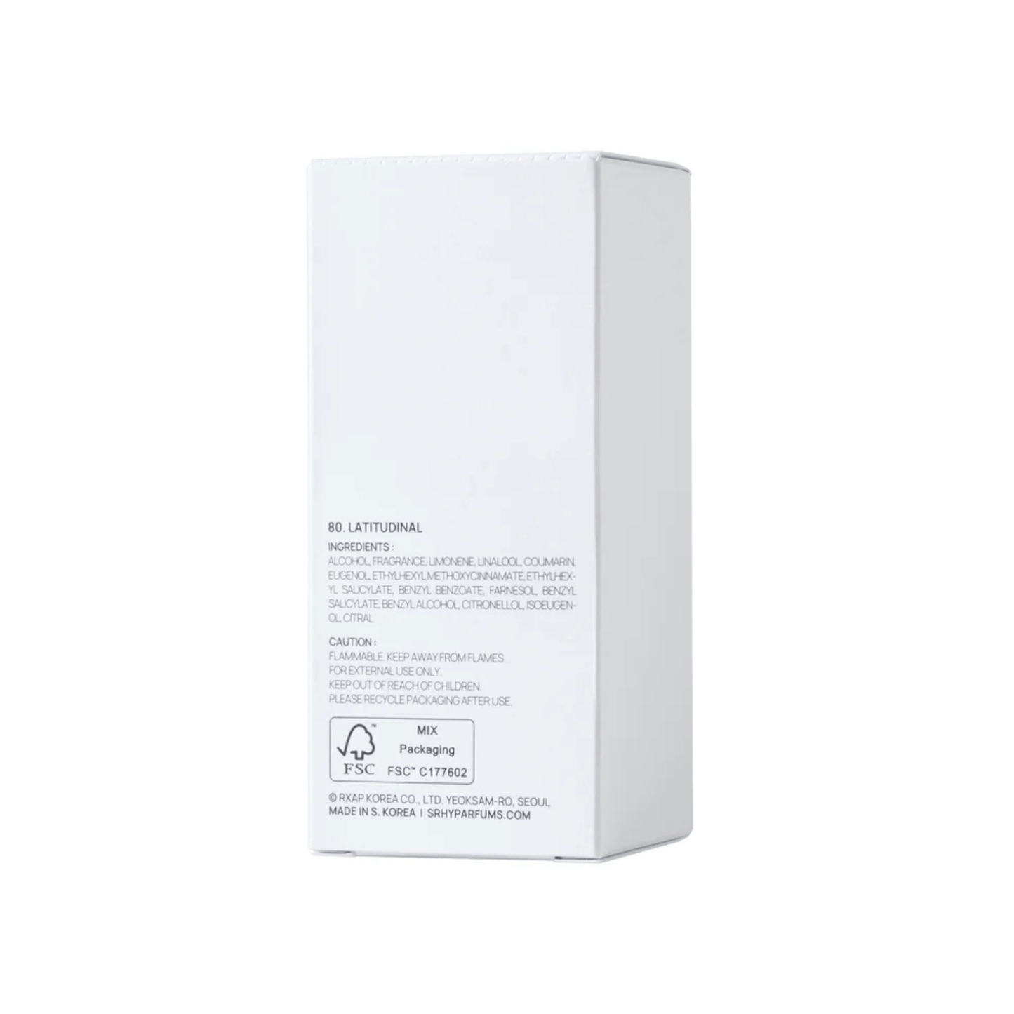 Alternate Image of 80. Latitudinal EDP, white perfume box