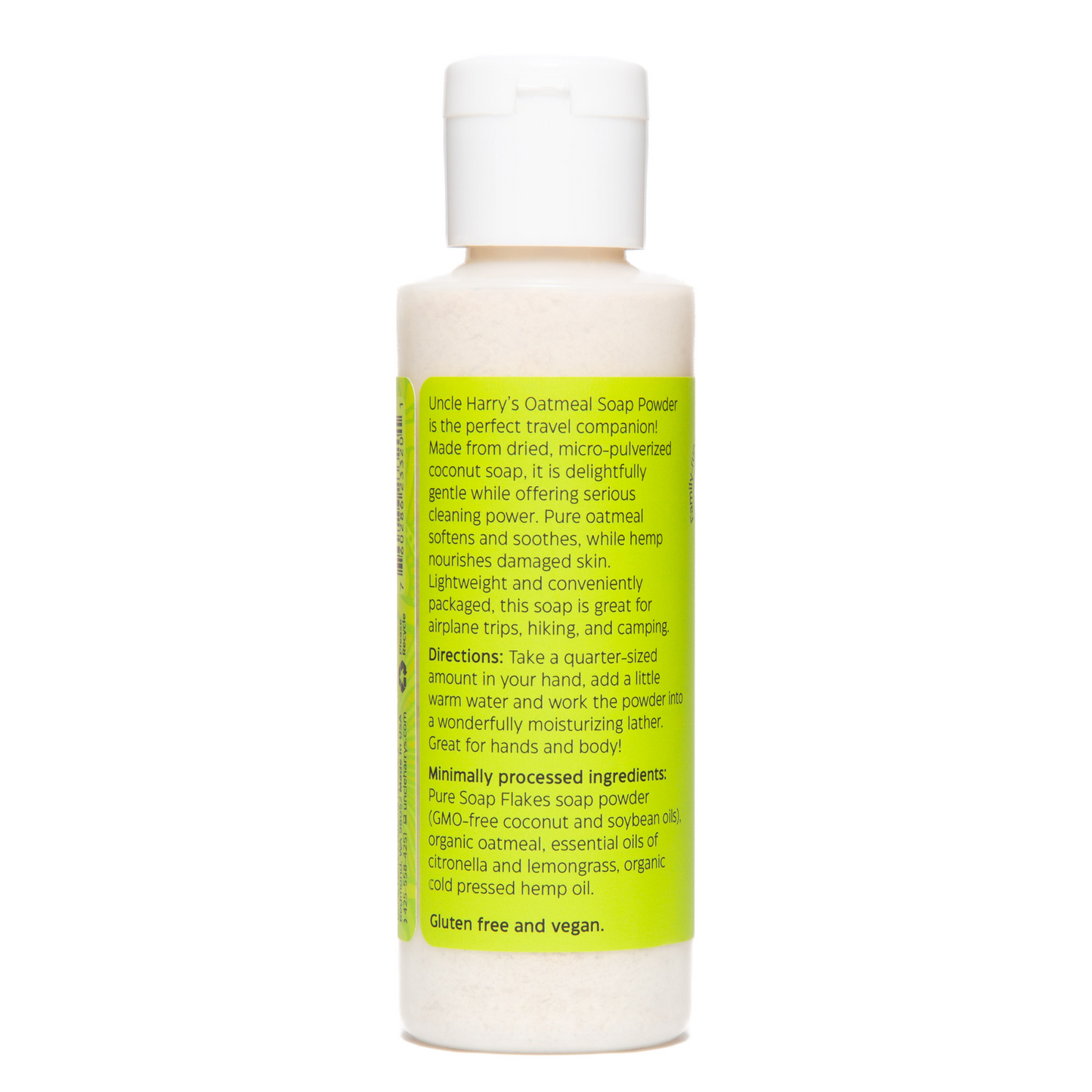 alternate image of uncle harry's citronella lemongrass soap powder