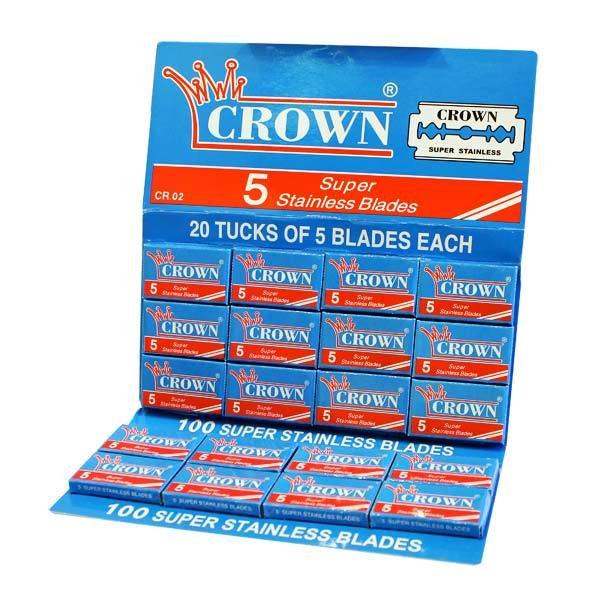 Primary image of Crown Stainless Steel Double Edge Razor Blades