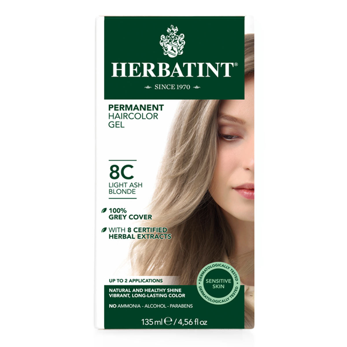 Primary image of 8C Light Ash Blonde Permanent Hair Color Gel