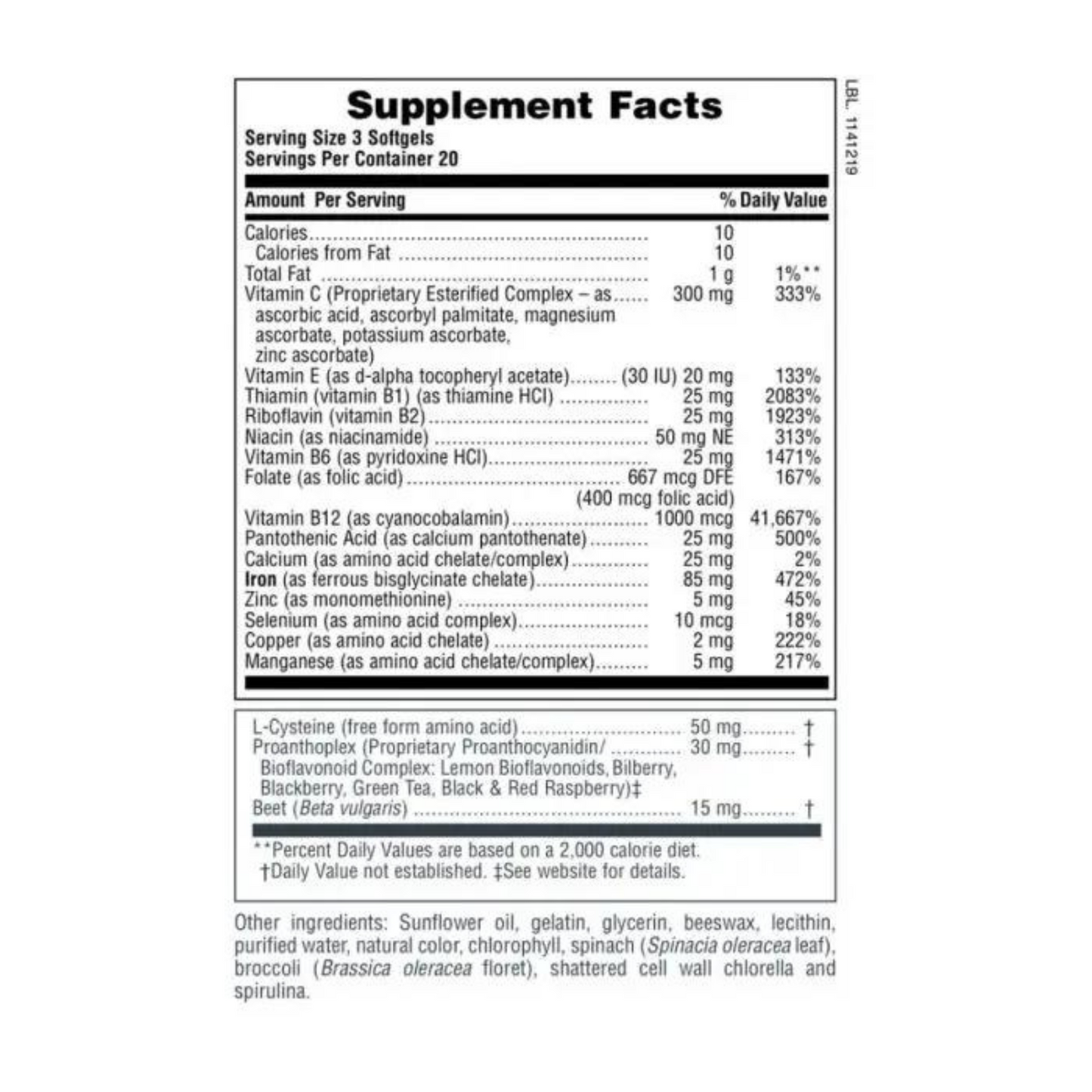 Nature's Plus Hema-Plex (60 count) #10064898