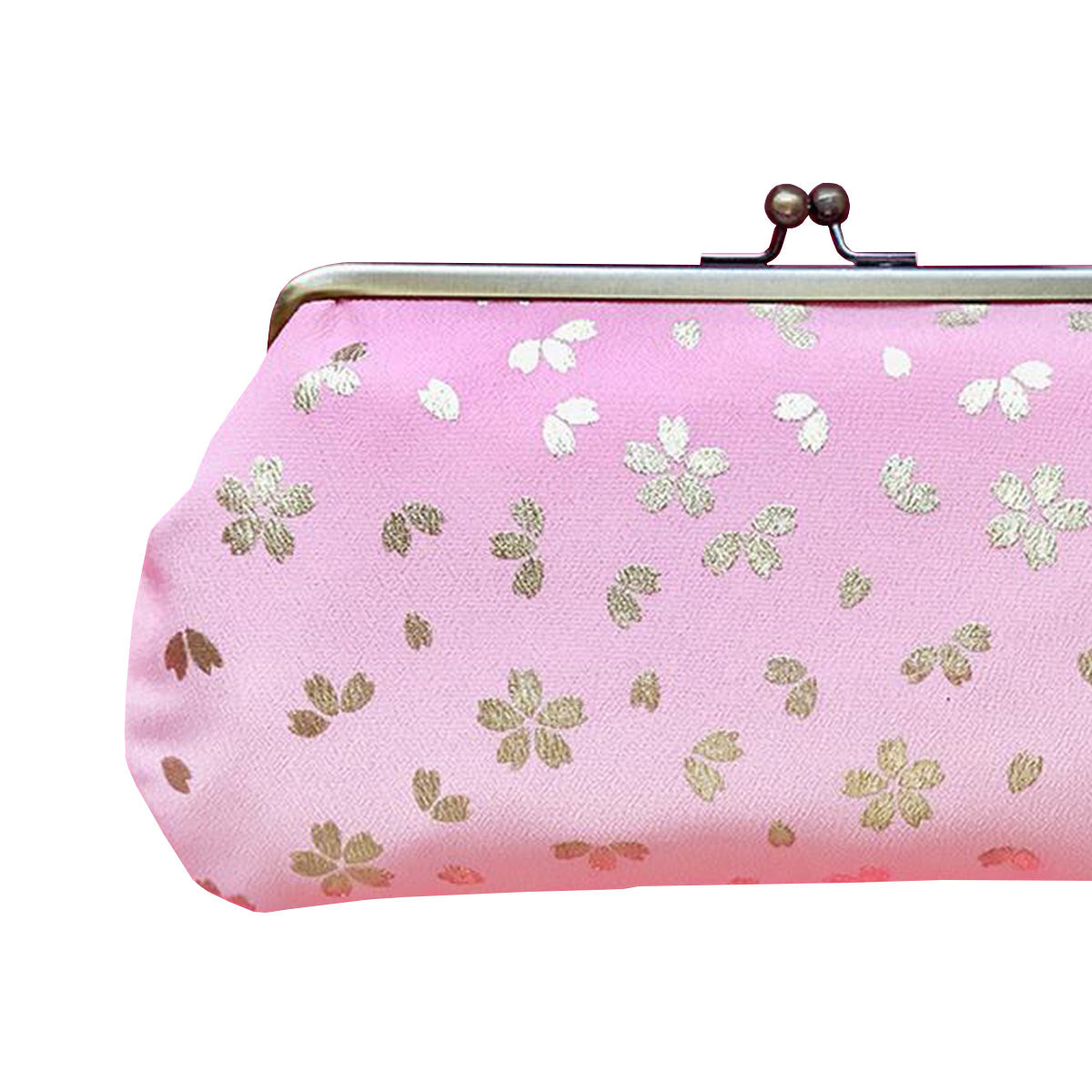 Alternate image of Chidoriya Pink + Gold Kimono Clutch Bag 8.5 x 4 inches Bag
