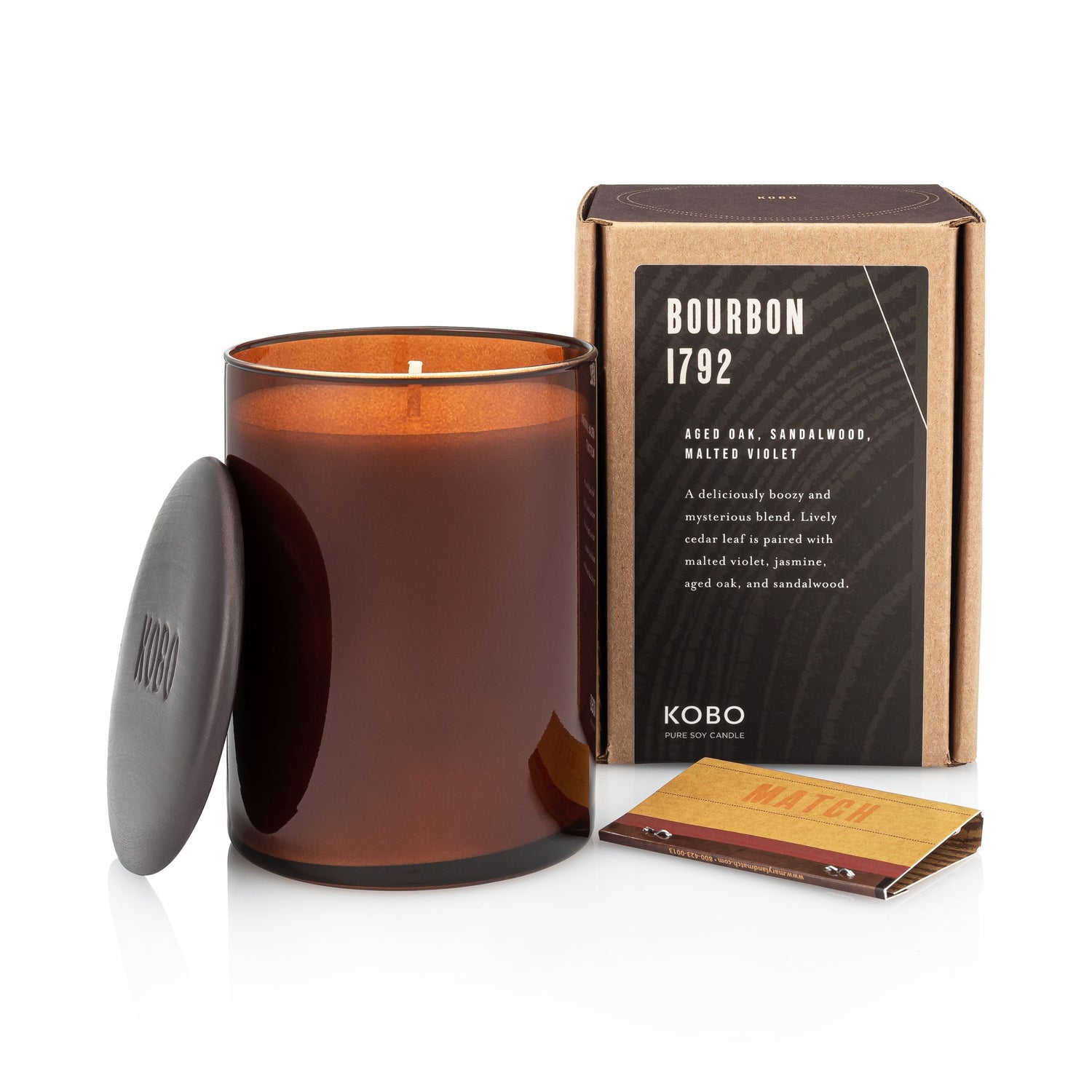 Primary Image of Bourbon 1792 Woodblock Candle