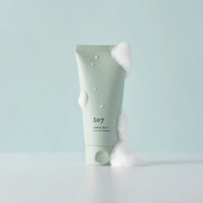 Atlernate Image of CHAGA JELLY Low pH Cleanser, light green tube