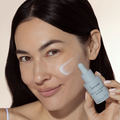 Alternate Image of Multi-Vitamin Daily Antioxidant Serum, blue dropper bottle with drops model