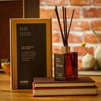 Alternate Image of Dark Cassis Woodblock Reed Diffuser