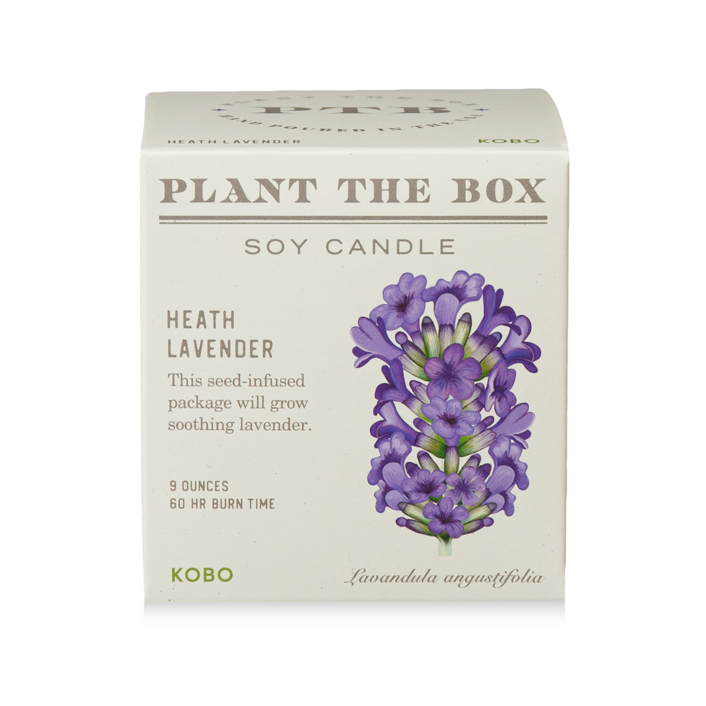Primary Image of Heath Lavender Plant the Box Candle