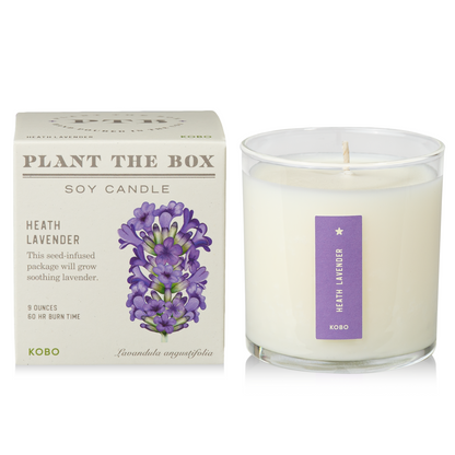 Primary Image of Heath Lavender Plant the Box Candle