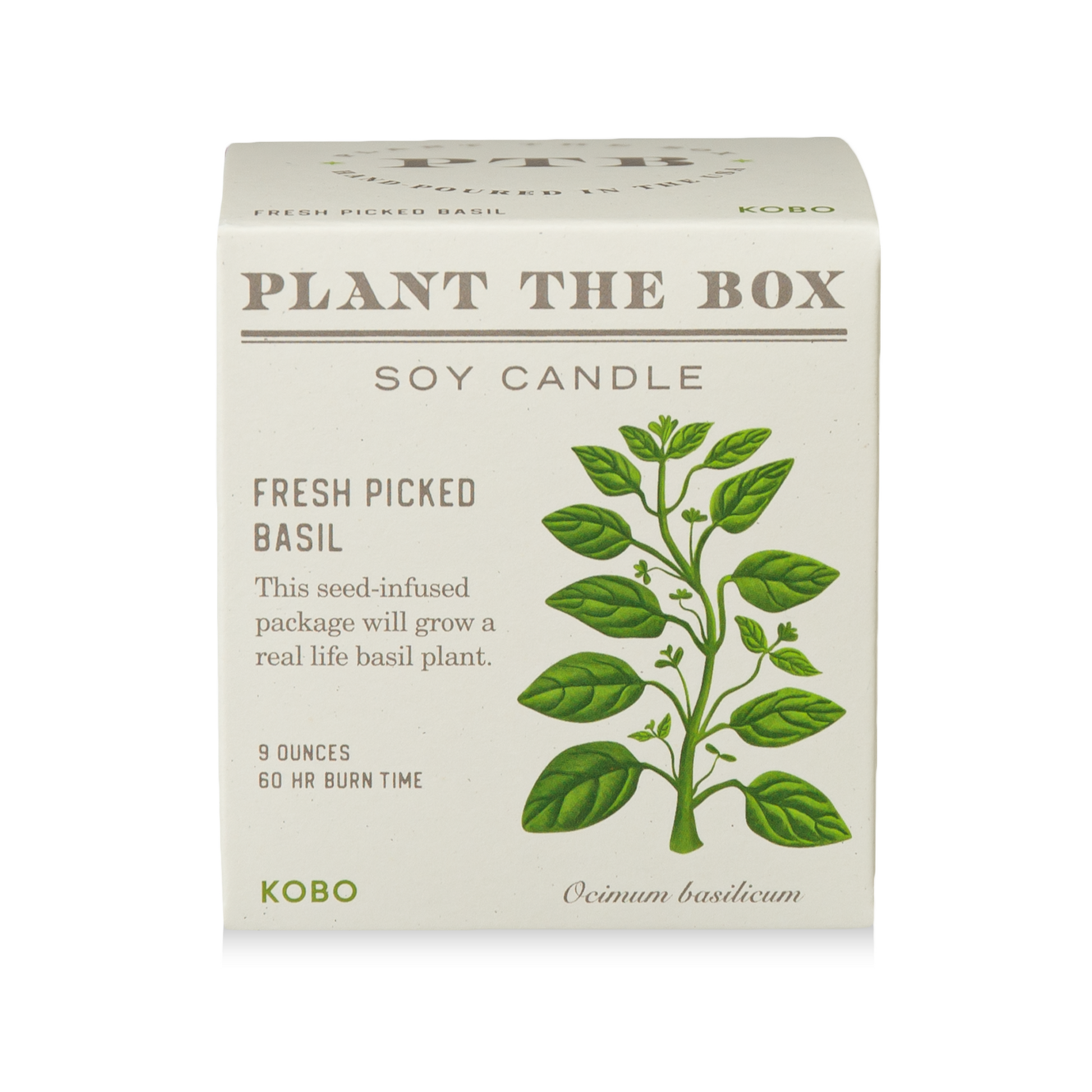 Alternate Image of Fresh Picked Basil Plant the Box Candle