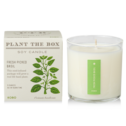 Primary Image of Fresh Picked Basil Plant the Box Candle