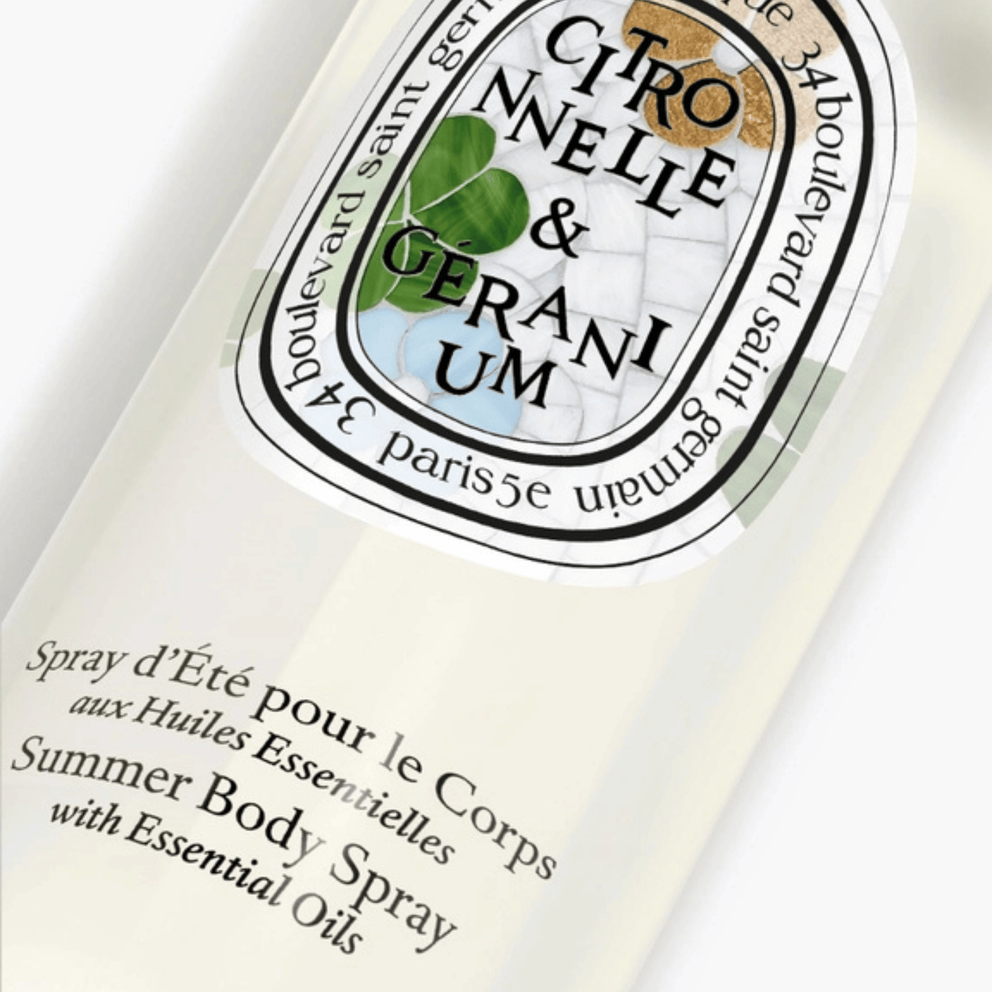 Alternate image of Diptyque Limited edition Citronelle and Geranium Summer Body Spray 130ml