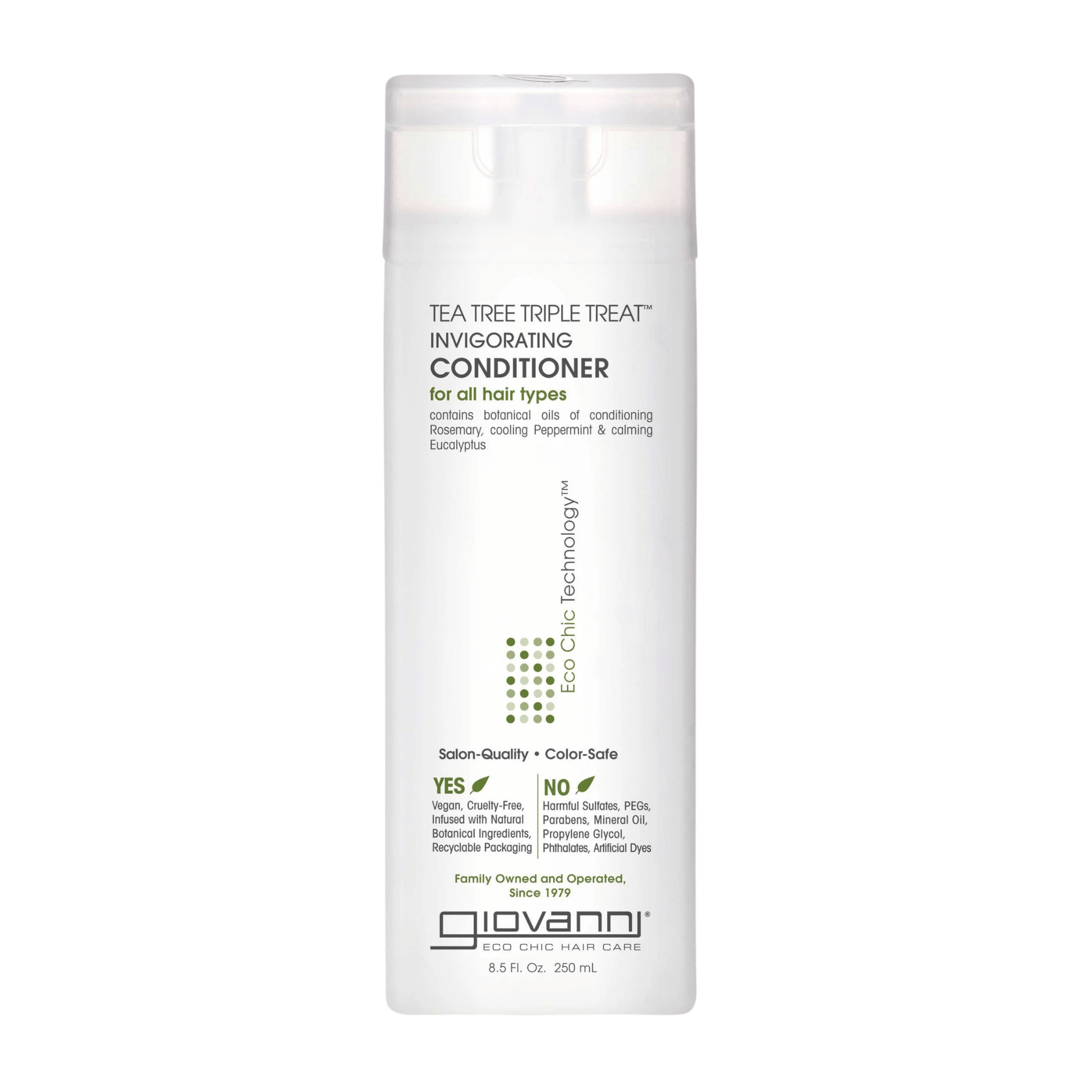 Primary image of Giovanni's Tea Tree Triple Threat Invigorating Conditioner, white bottle 