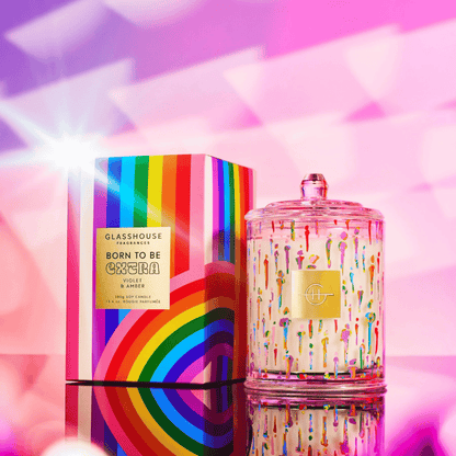 Alternate image of GlassHouse Born to Be Extra 13.4oz candle