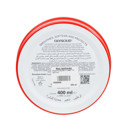 Alternate Image of Glycerin Cream Tin, red and white tin