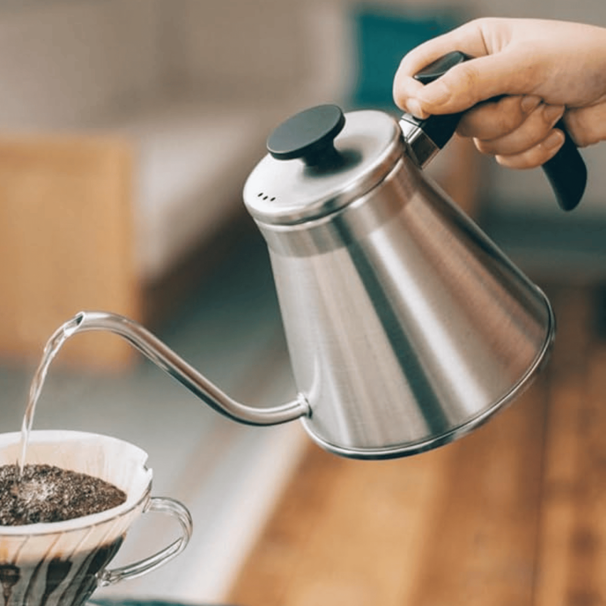 Alternate image of HARIO Fit Drip Kettle Silver (1200 ml)