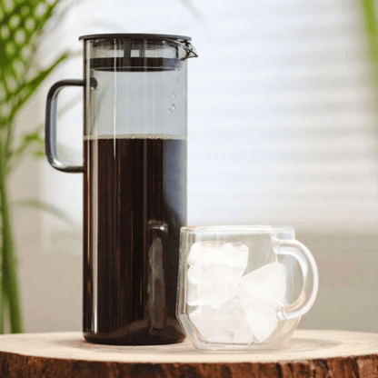 Alternate image of HARIO Gray Glass Cold Brew Tea Pitcher (800 ml)