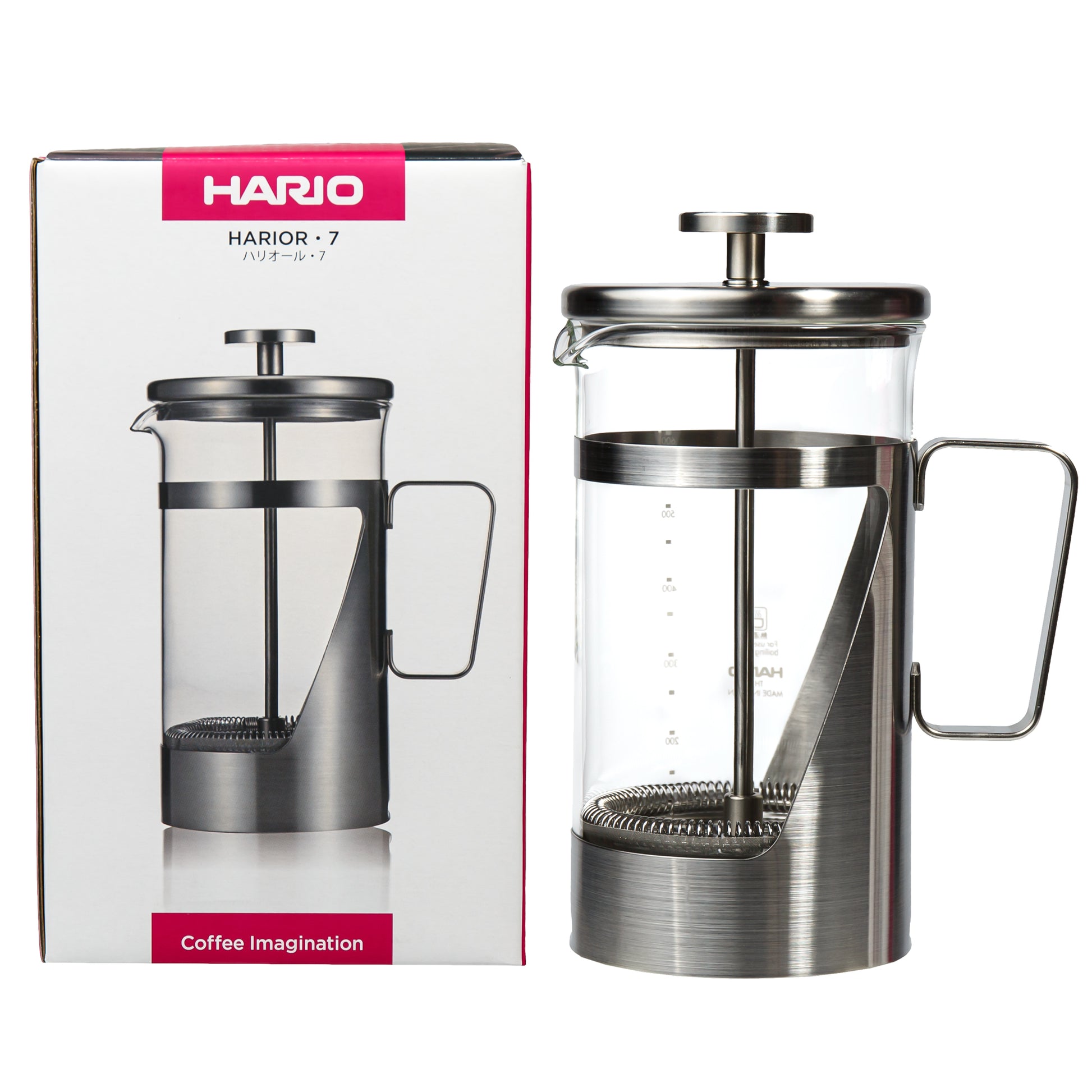 Alternate Image of Harior 7 Silver Coffee and Tea Press, glass and metal coffee and tea press