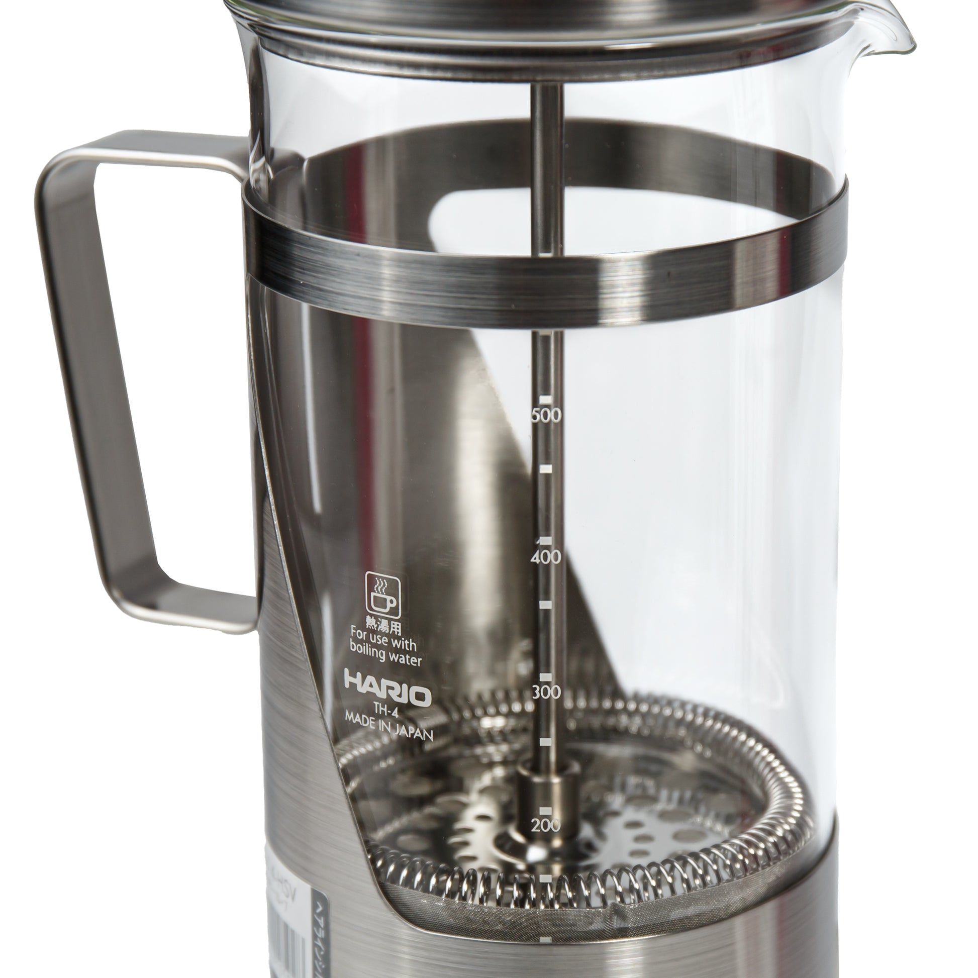 Alternate Image of Harior 7 Silver Coffee and Tea Press, glass and metal coffee and tea press