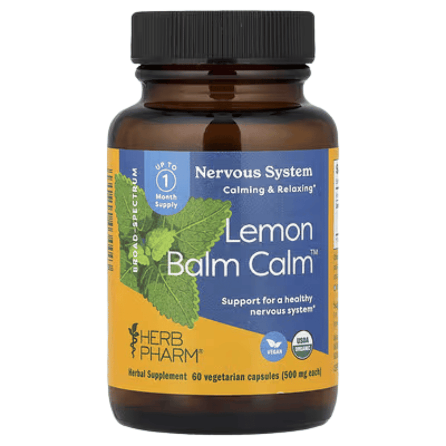 Primary image of Herb Pharm Lemon Balm (60 count)