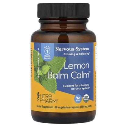 Primary image of Herb Pharm Lemon Balm (60 count)