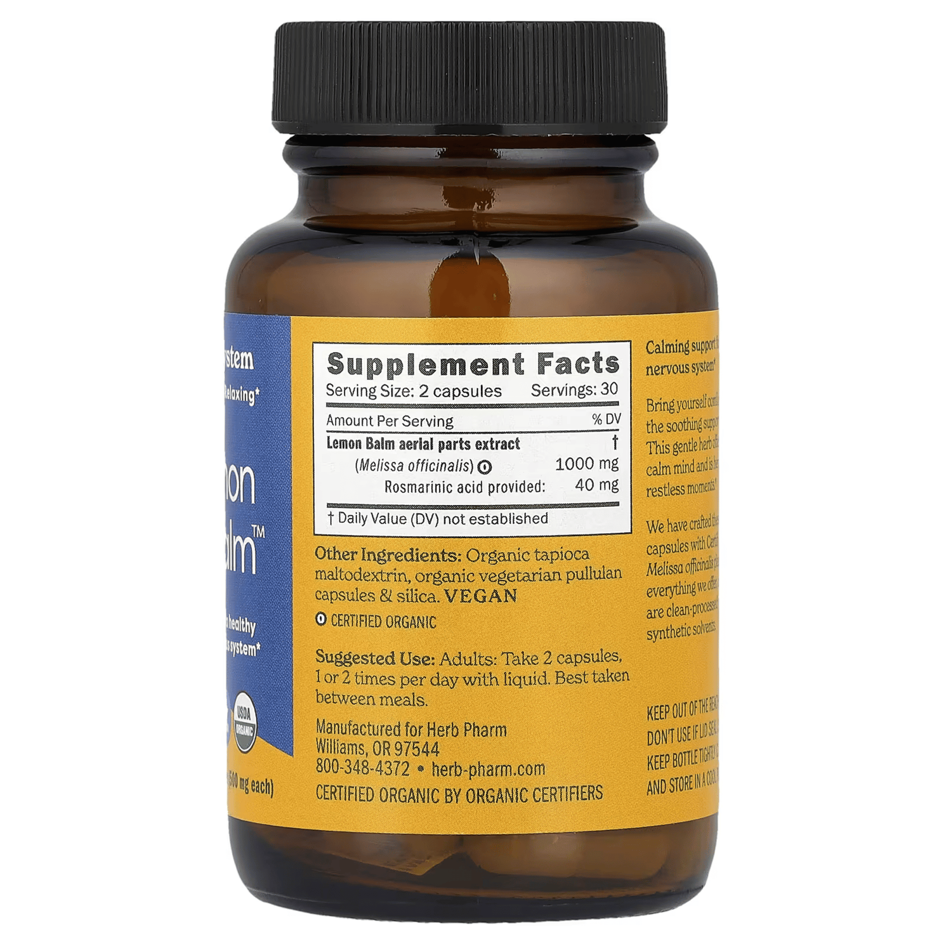 Alternate image of Herb Pharm Sleep Easier (60 count)