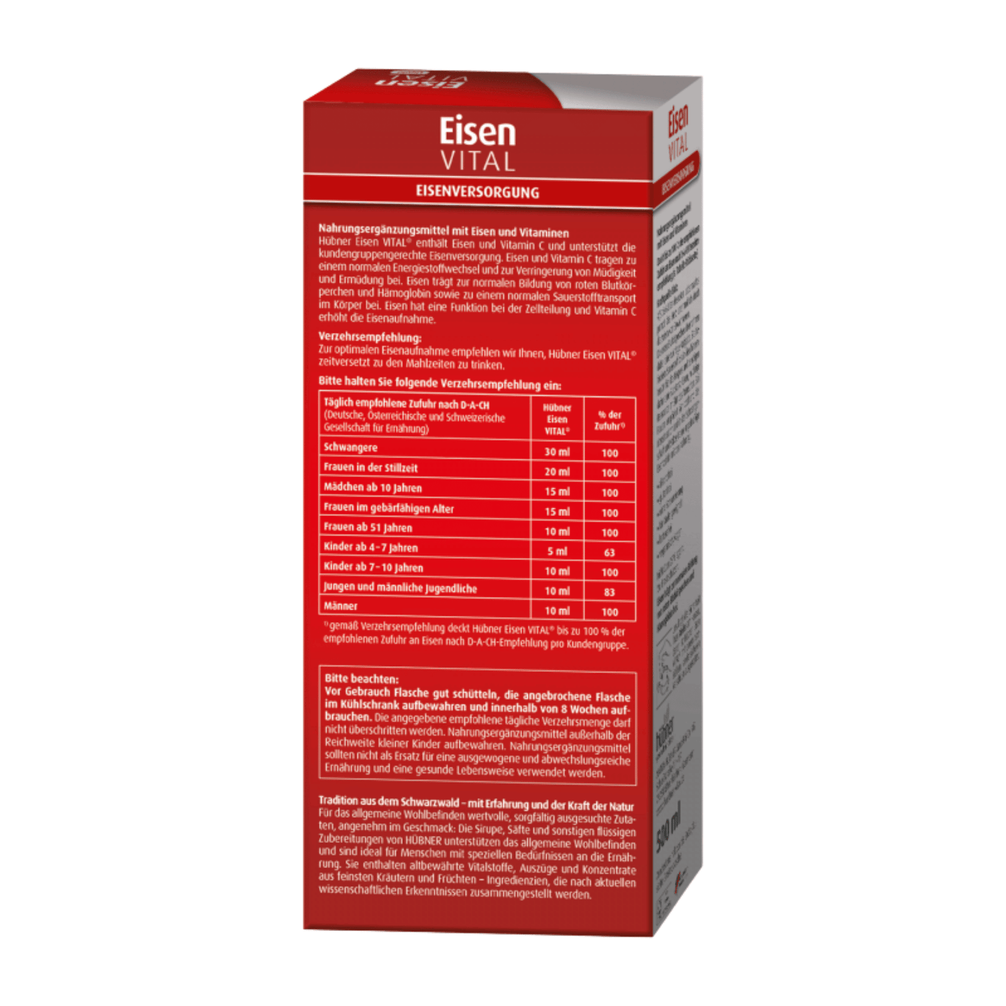 Alternate image of Hubner Iron Vital Liquid (500 ml)
