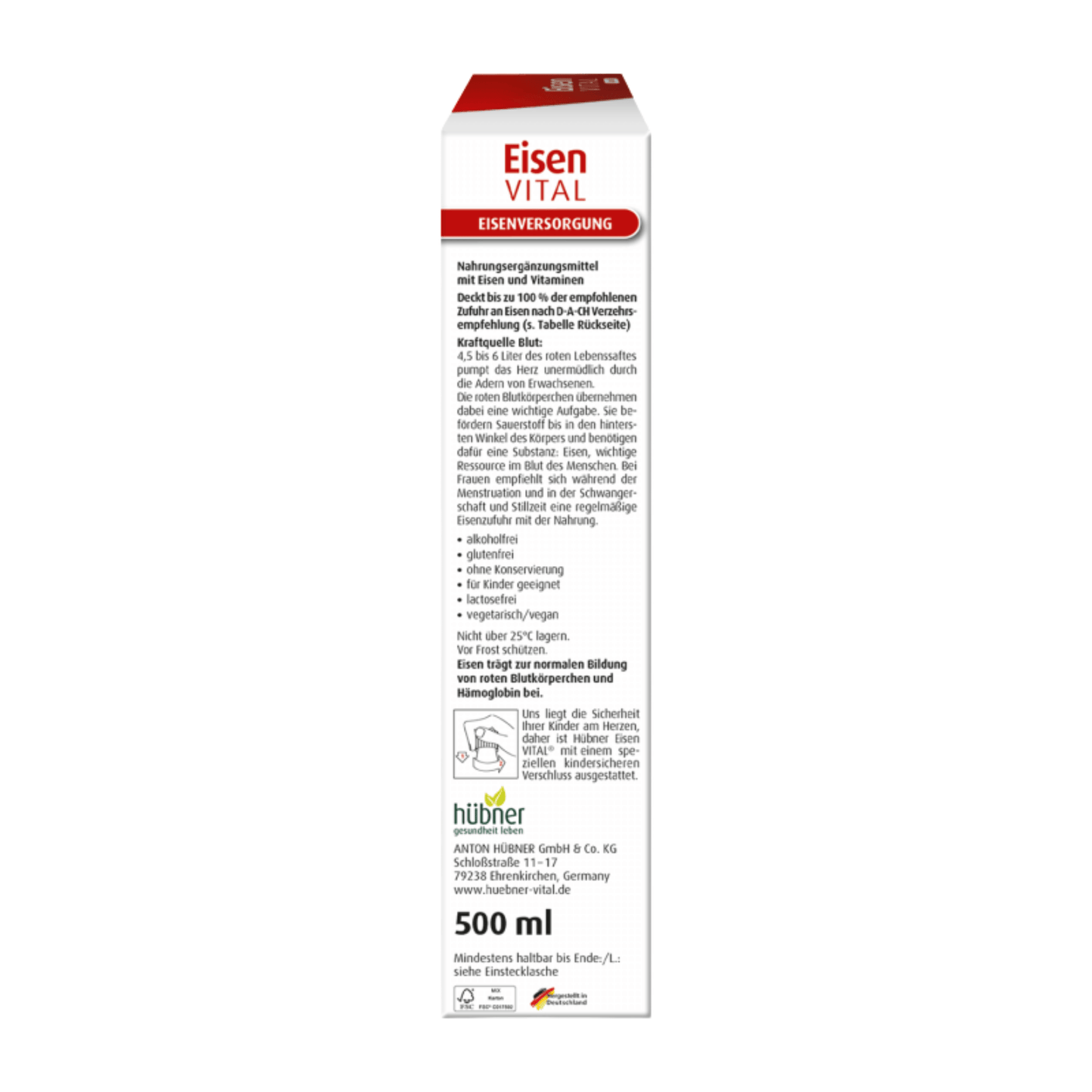 Alternate image of Hubner Iron Vital Liquid (500 ml)
