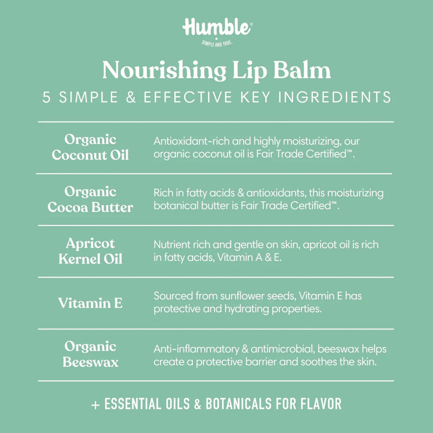 Alternate image of Humble French Peppermint Lip Balm (0.15 oz)