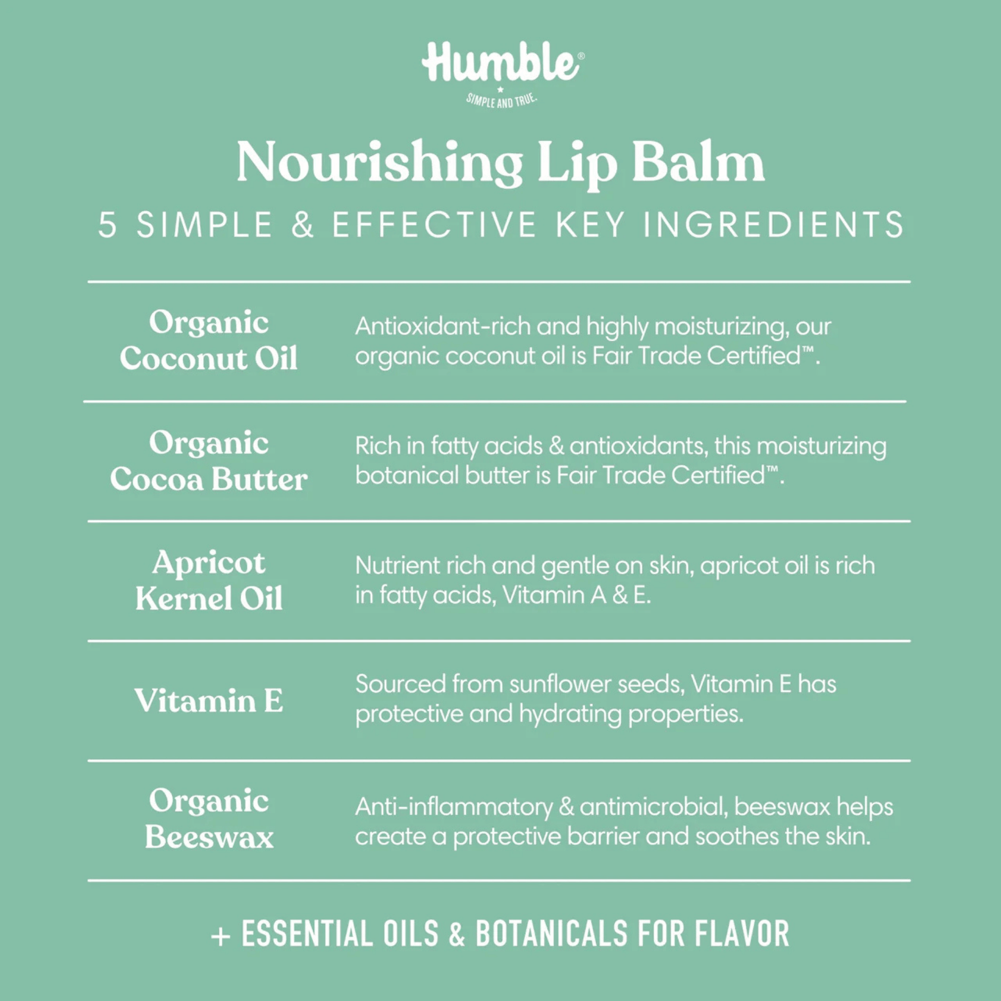 Alternate image of Humble French Peppermint Lip Balm (0.15 oz)