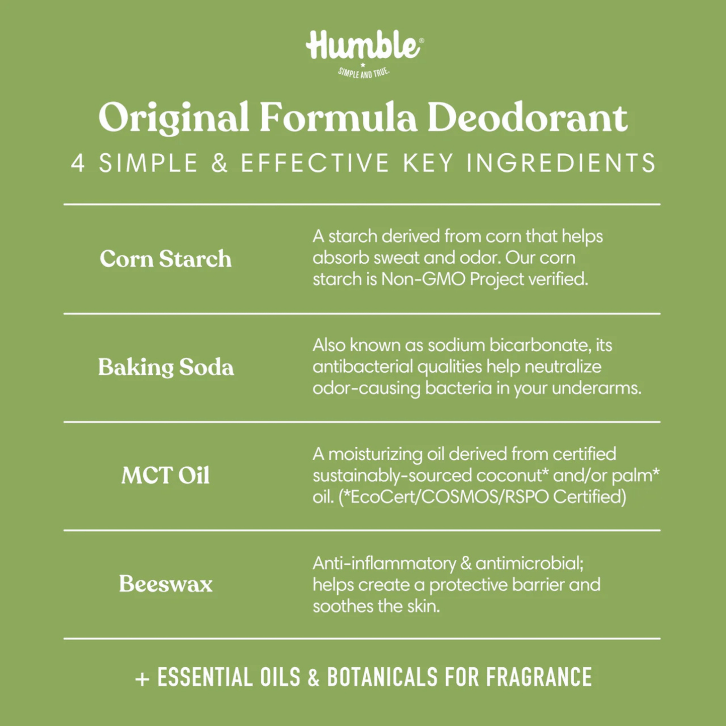 Alternate image of Humble Lemongrass & Sage Deodorant (2.5 oz)