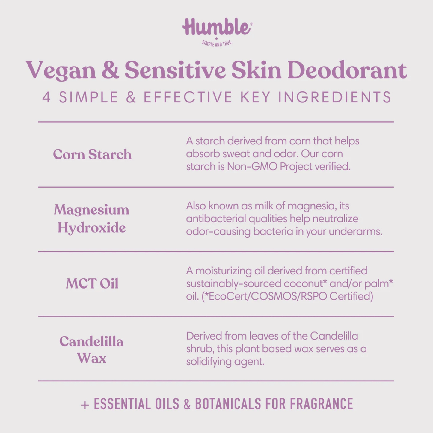 Alternate image of Humble Sensitive Mountain Lavender Vegan Deodorant (2.5 oz) 
