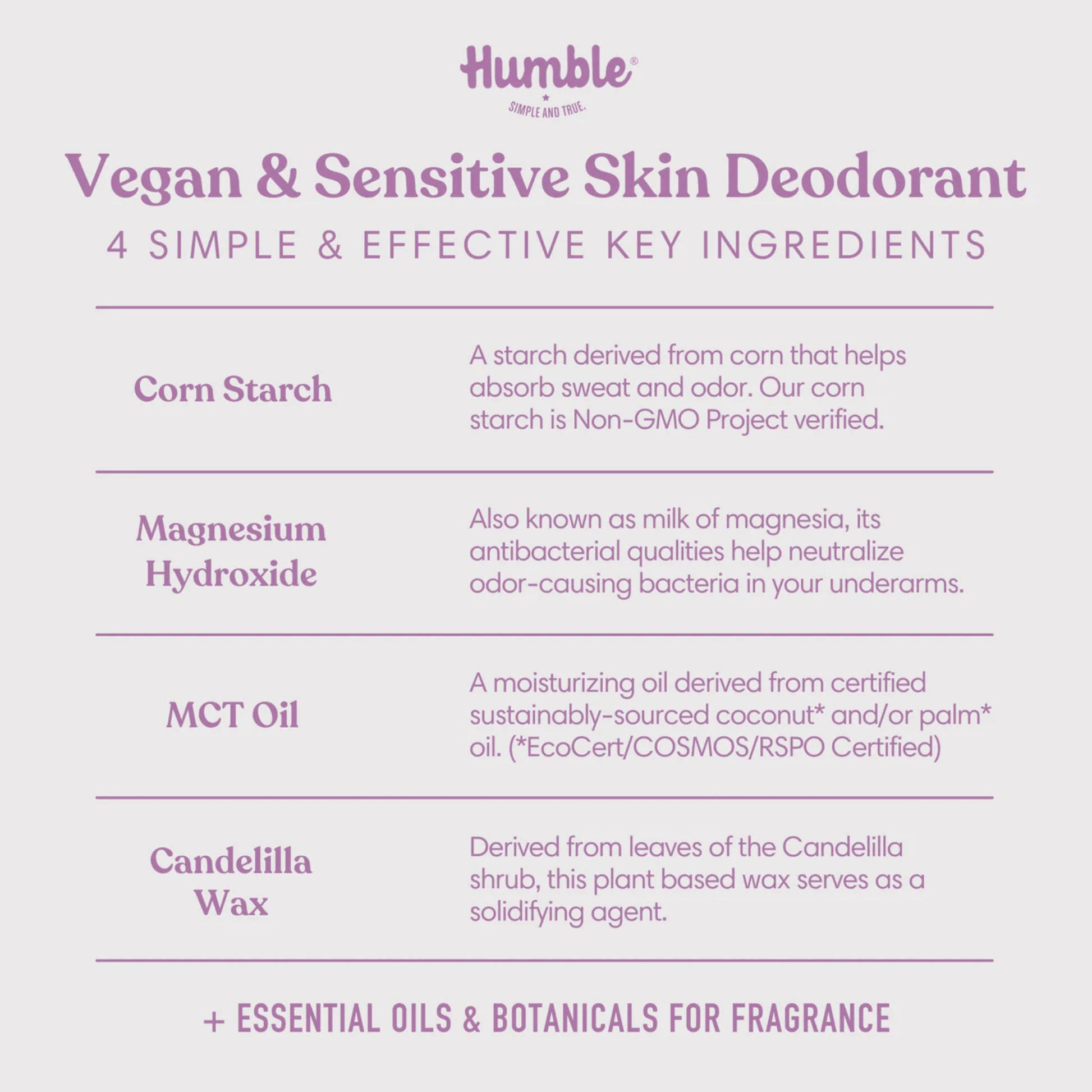 Alternate image of Humble Sensitive Mountain Lavender Vegan Deodorant (2.5 oz) 
