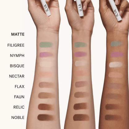 Alternate image of swatches of ILIA Matte Eye Stylus Shadow Sticks