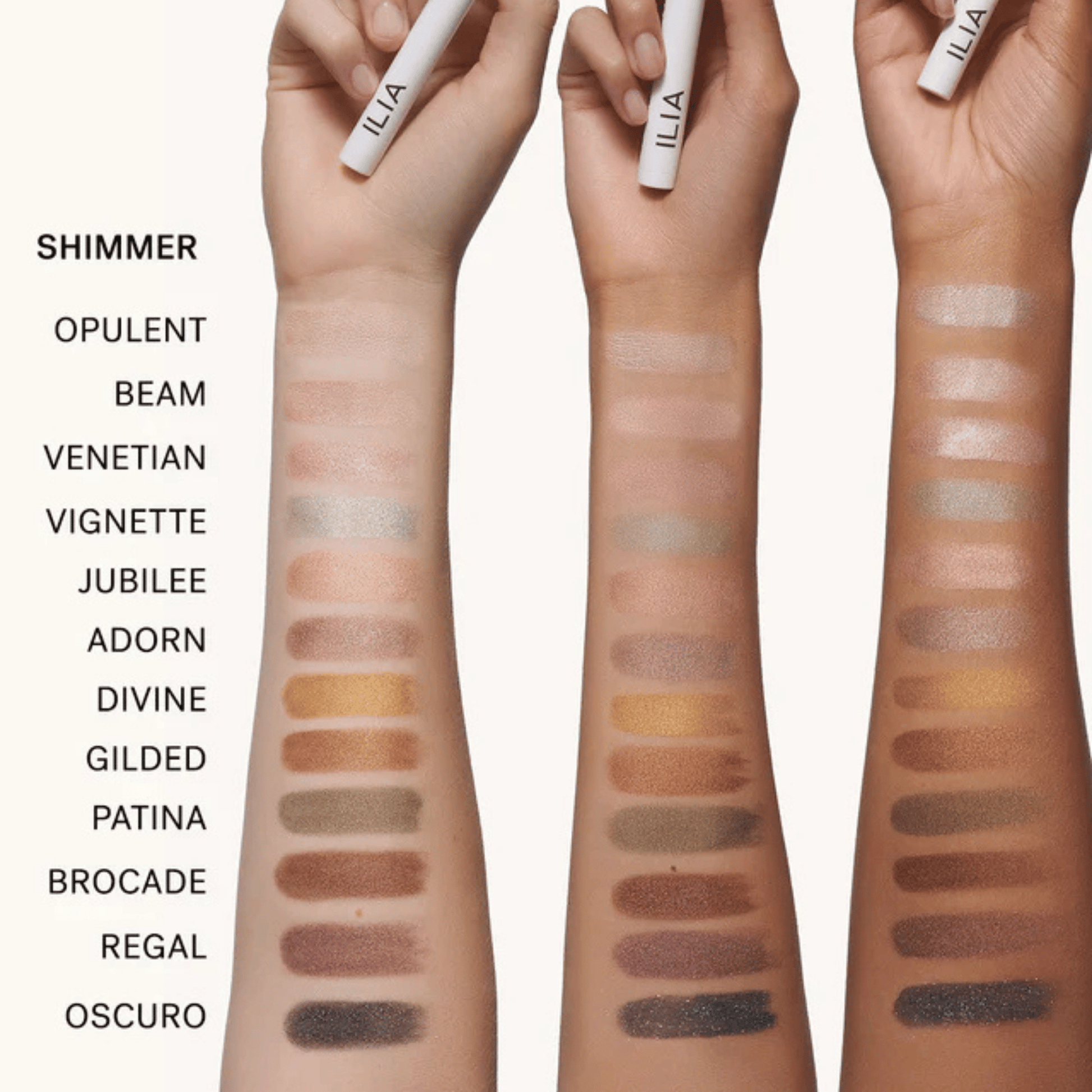 Alternate image of swatches of ILIA Eye Stylus Shadow Stick