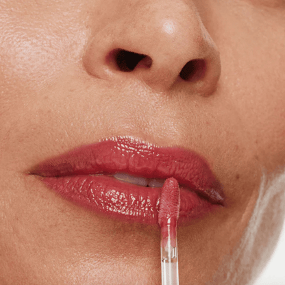 Alternate image of model wearing ILIA Vessel Overglaze Hydrating Lip Gloss
