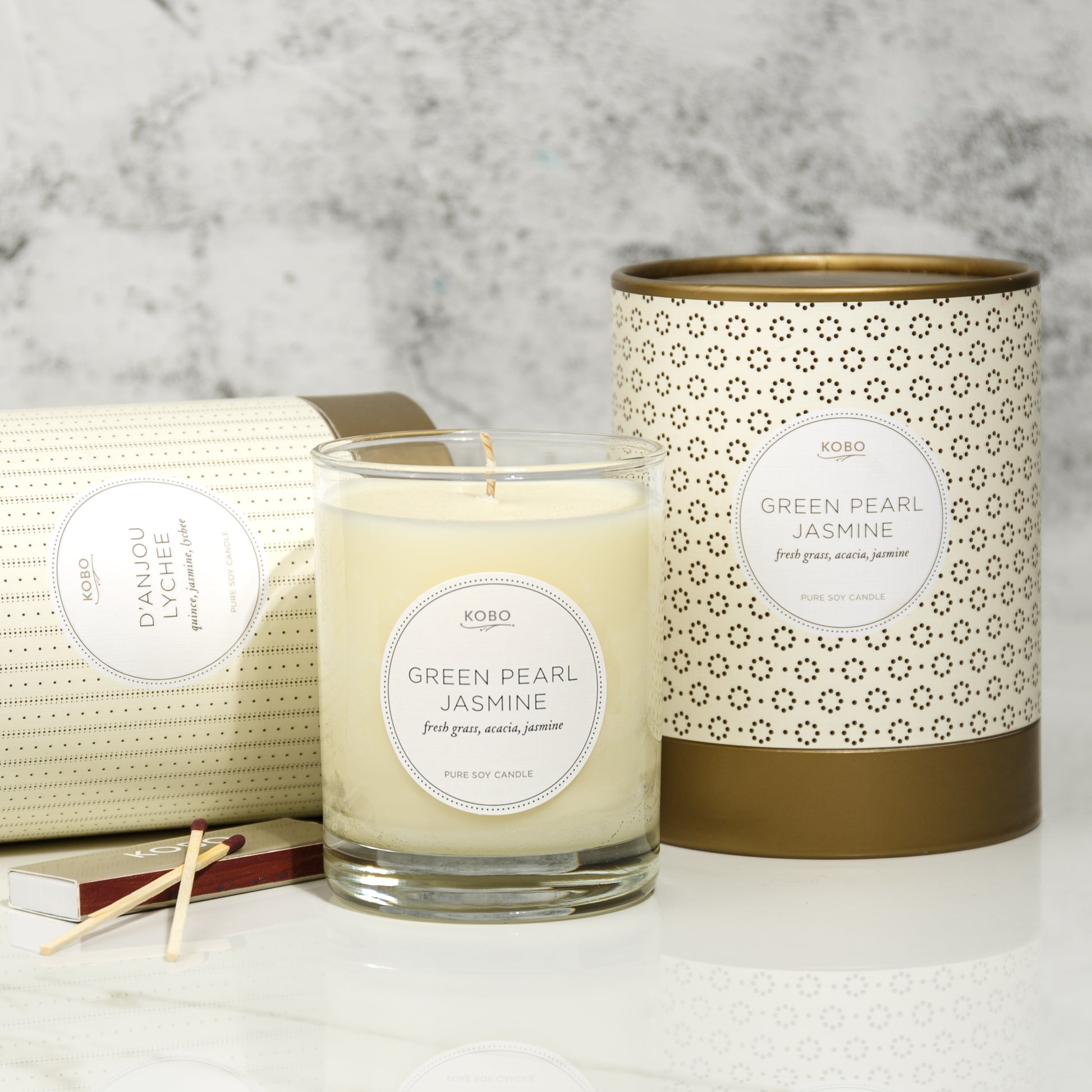 Alternate Image of Green Pearl Jasmine Coterie Candle