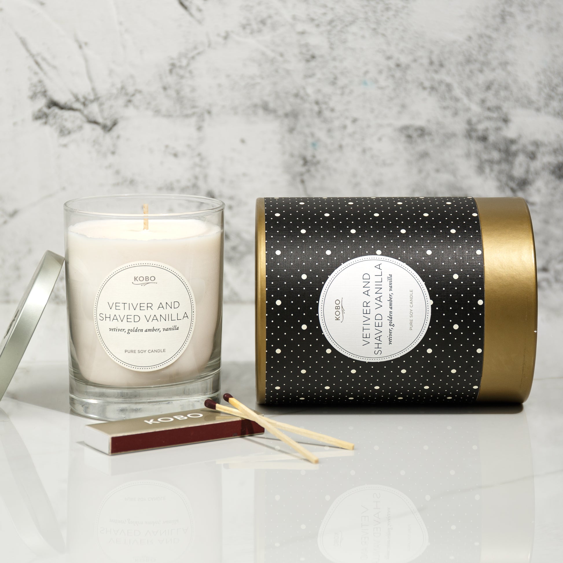 Alternate Image of Vetiver + Shaved Vanilla Coterie Candle