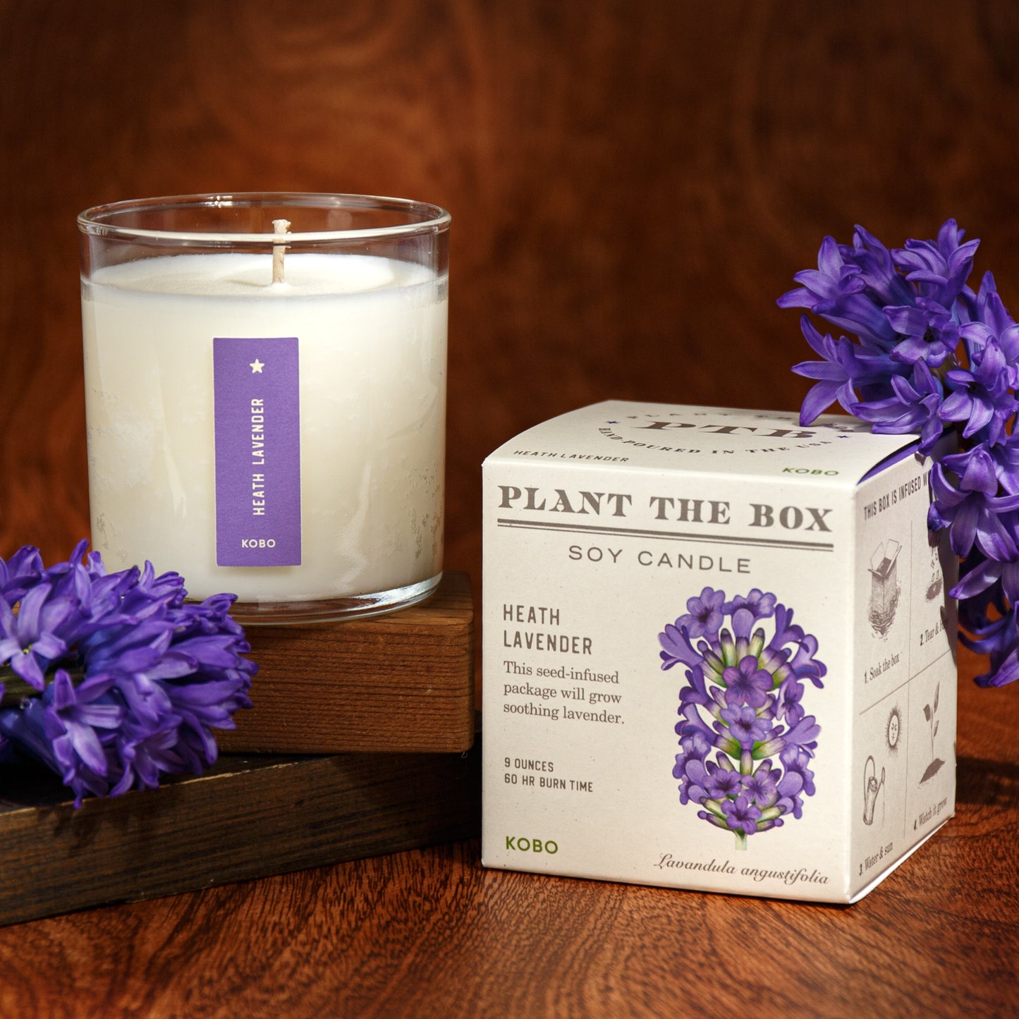 Alternate Image of Heath Lavender Plant the Box Candle