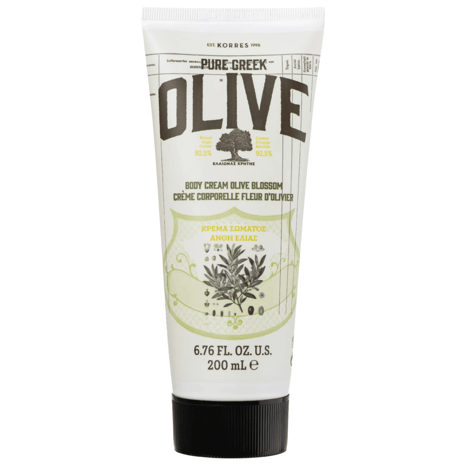 Primary image of KORRES Pure Greek Olive Olive Blossom Body Cream (200 ml)