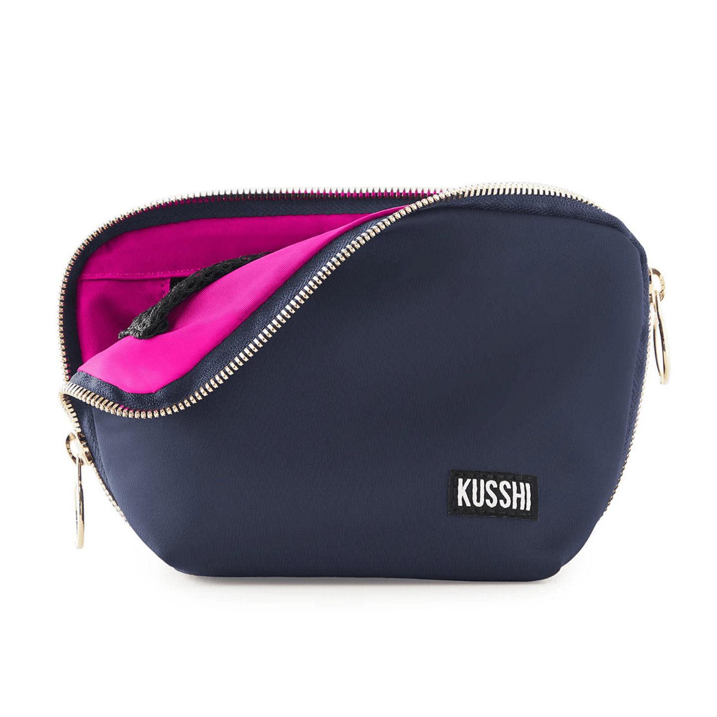 Primary image of KUSSHI Everyday Navy & Pink Makeup Bag 