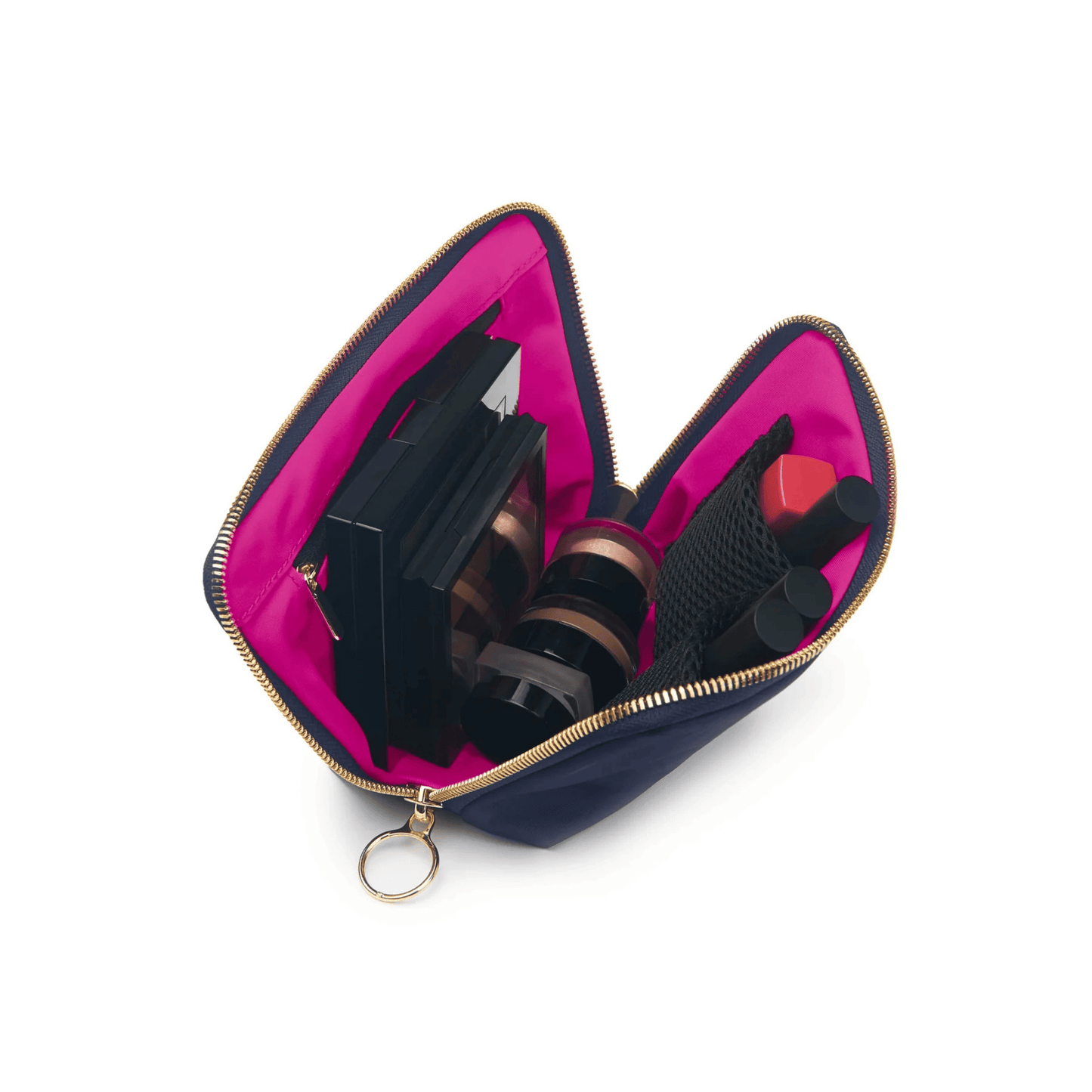 Alternate image of KUSSHI Everyday Navy & Pink Makeup Bag 